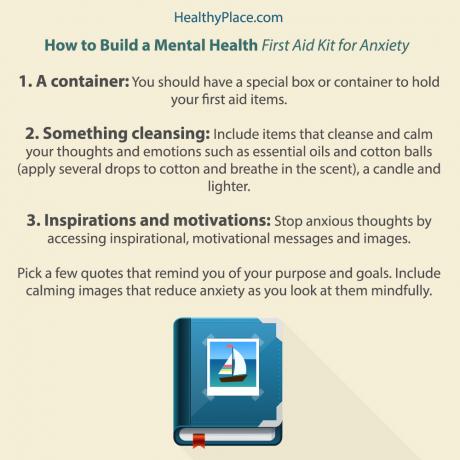 Comparta esta imagen sobre kits de primeros auxilios para la ansiedad