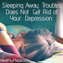 Los problemas para dormir lejos no se deshacen de su depresión
