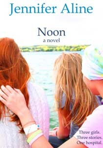 En mi novela Noon, uno de los adolescentes está en el hospital por intentar suicidarse. Ella se autolesiona.