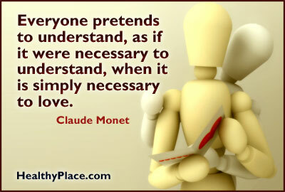 Cita sobre salud mental: todo el mundo finge entender, como si fuera necesario comprender, cuando simplemente es necesario amar.