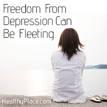Liberarse de la depresión puede ser fugaz