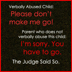 El abuso verbal y las necesidades de custodia de los hijos siguen siendo mutuamente excluyentes en las decisiones de los tribunales de familia porque el abuso verbal no es ilegal. Descubre por qué.