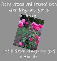 Es frustrante cuando nos sentimos estresados ​​y ansiosos incluso cuando las cosas están bien. Aprenda a lidiar con el estrés y la ansiedad en los buenos tiempos. Lee estos cuatro consejos.